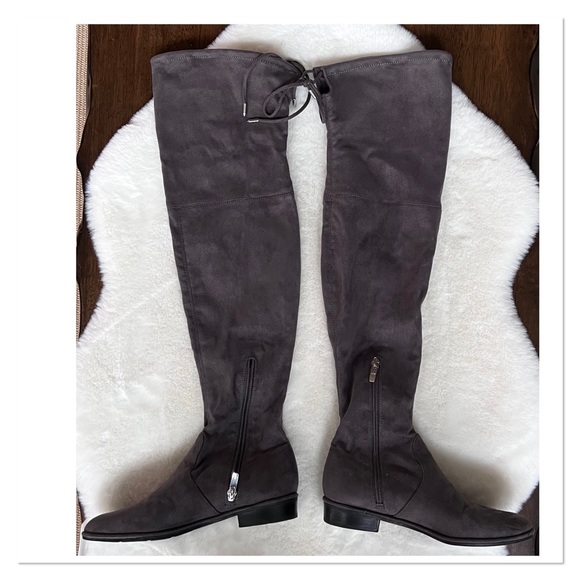 MARC FISHER  'Humor2' Grey Over The Knee Boots - Picture 10 of 10